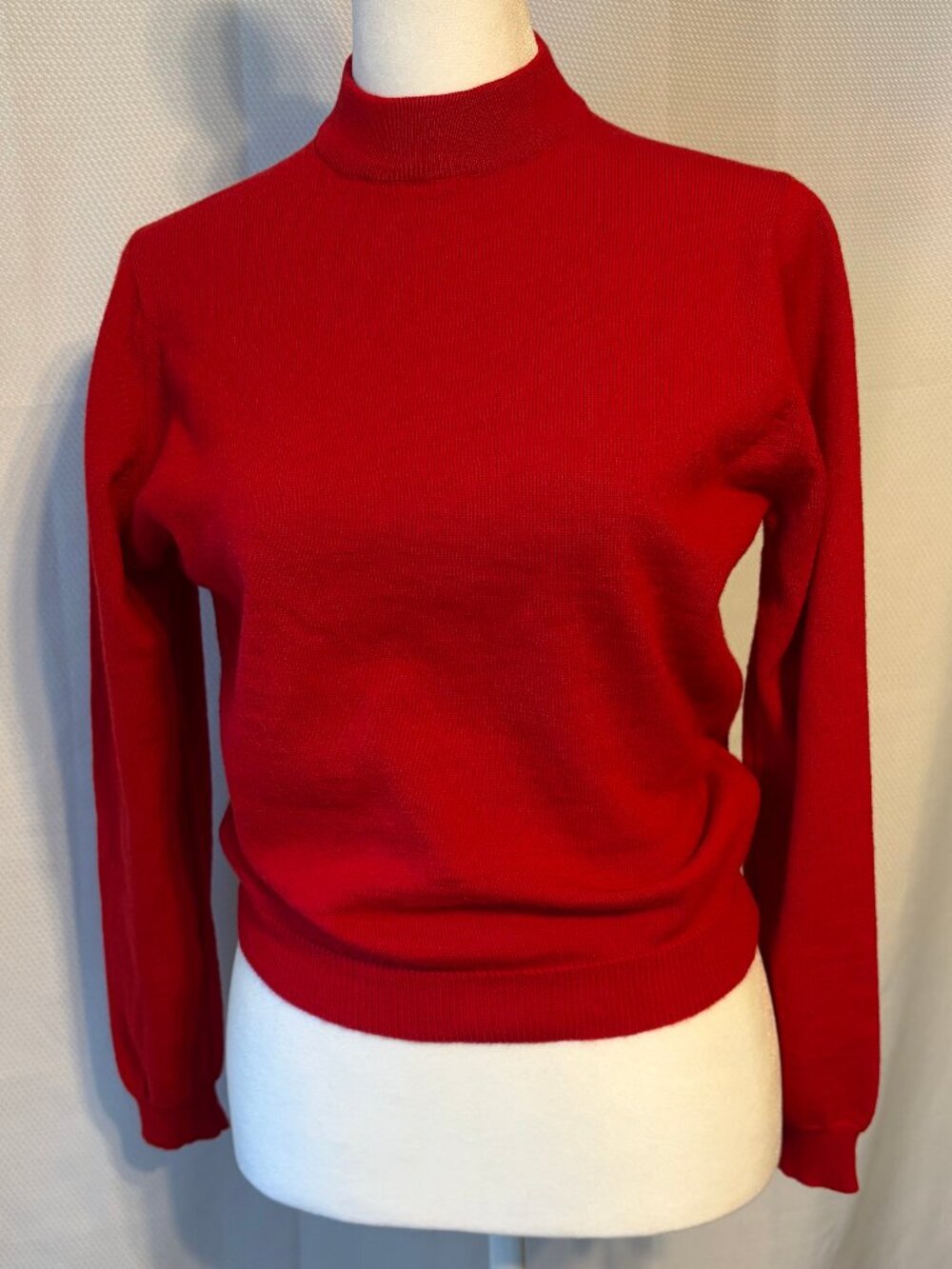 Vintage Jantzen Mock Turtleneck Pullover Sweater size 36